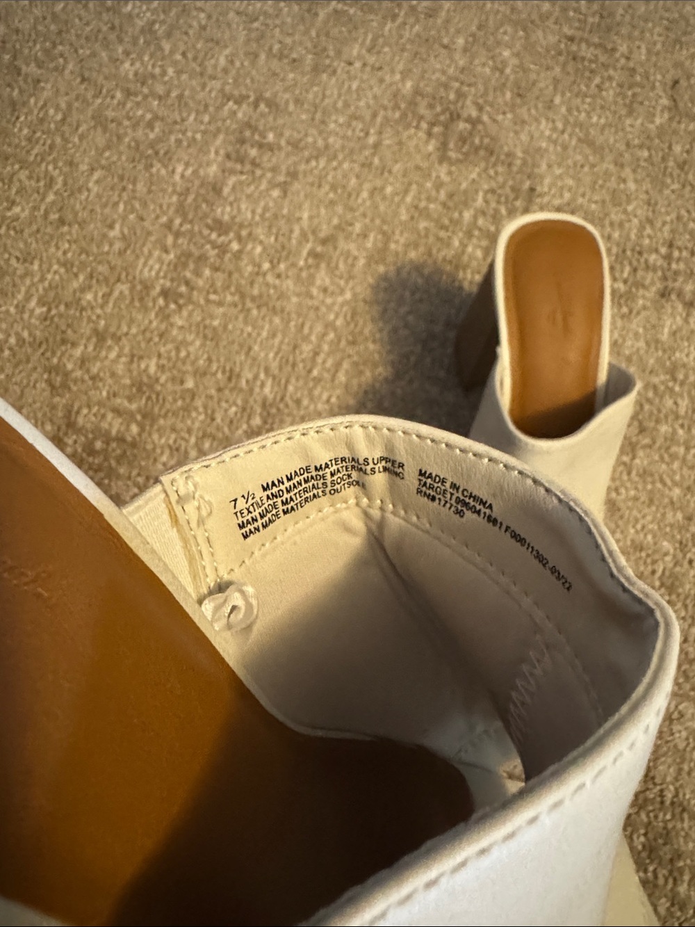 white block heels - Picture 4 of 4